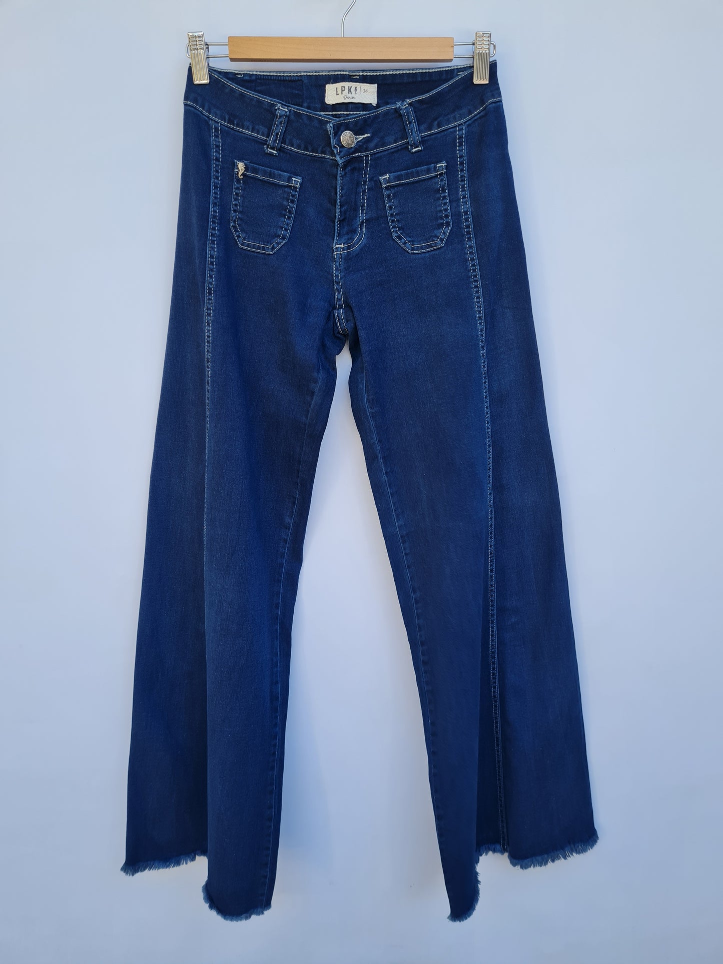 Jeans Lolita Pocket Azul Oscuro