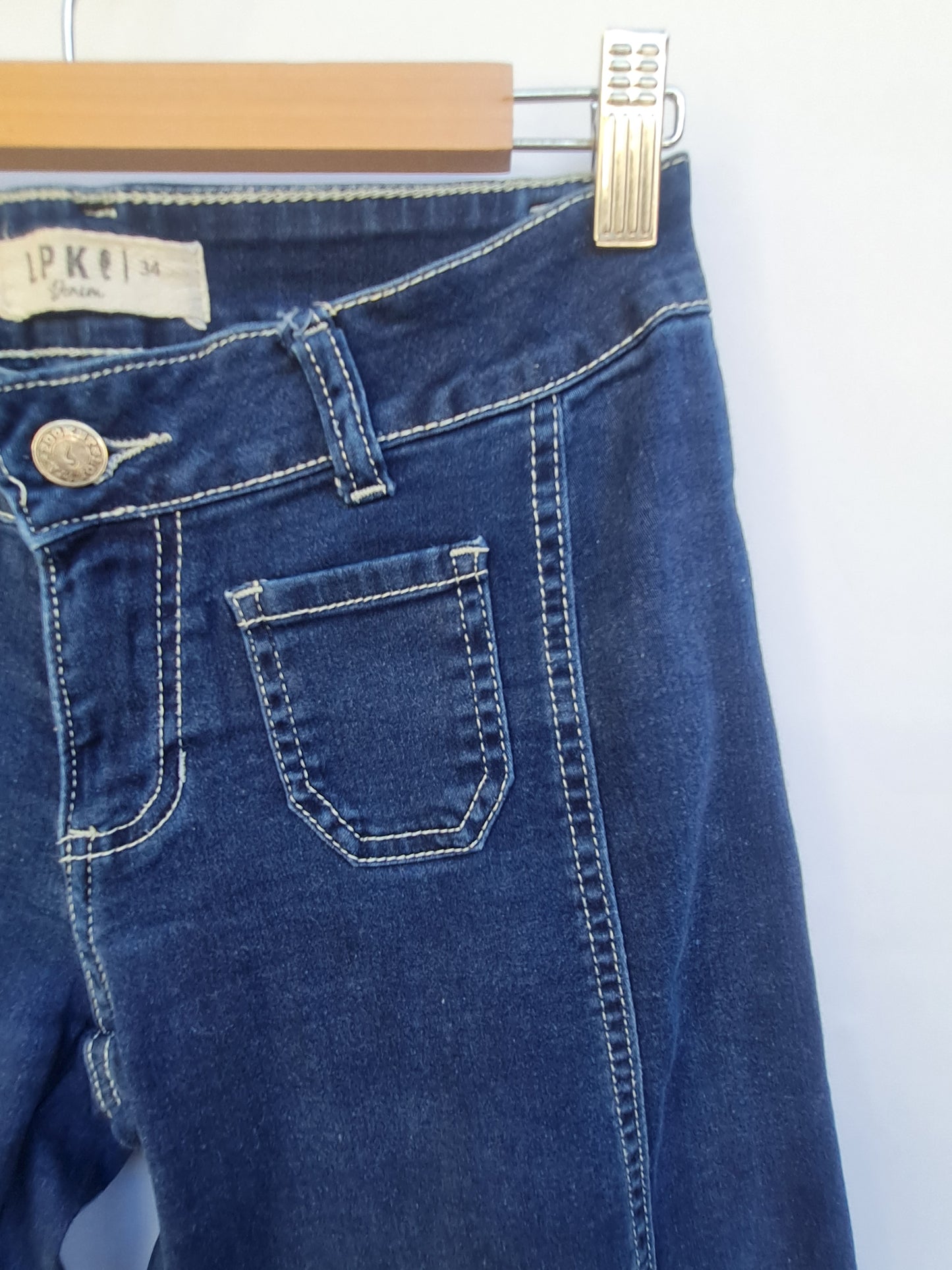 Jeans Lolita Pocket Azul Oscuro