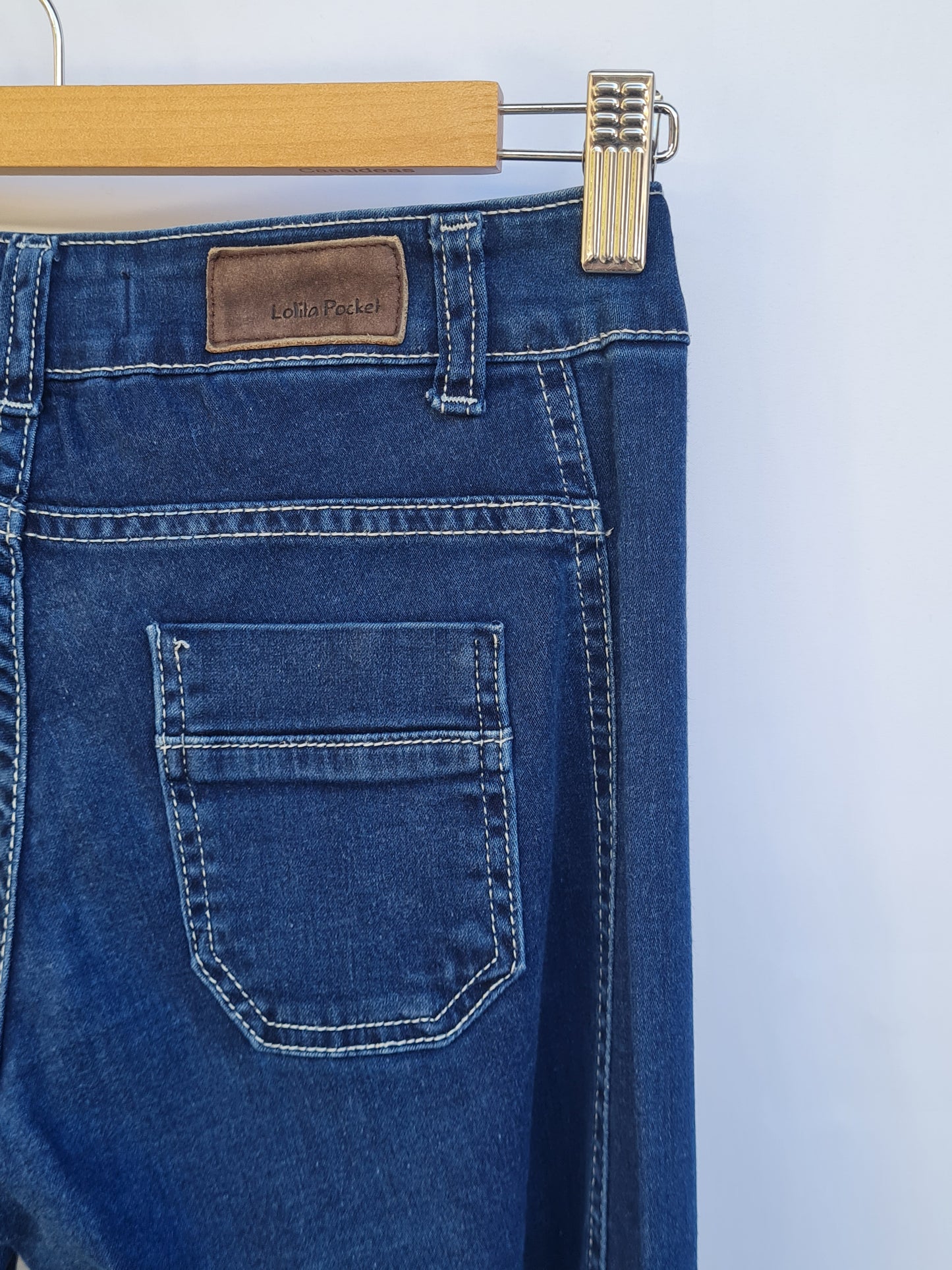 Jeans Lolita Pocket Azul Oscuro