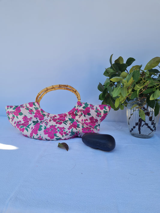 Bolso de mano Mab, Estampado con Flores