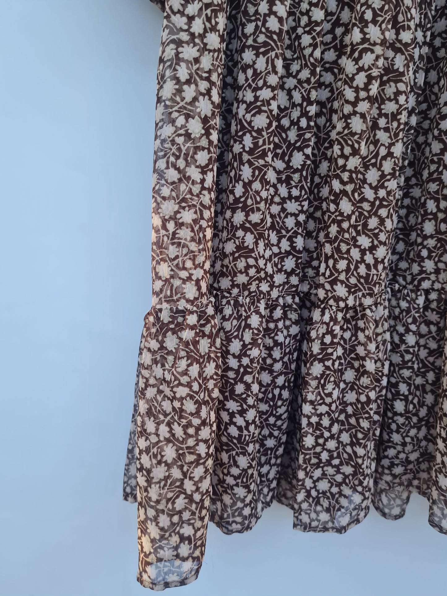 Vestido H&M,  Gasa Floreado